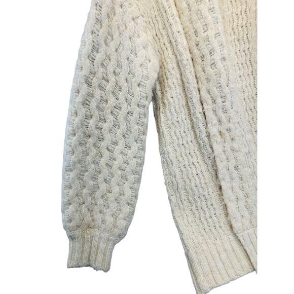 Anthropologie Rashida Ivory Longline Oversized Cardigan in Cream size XS - Picture 5 of 12